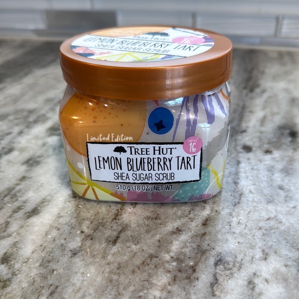 Lemon Blueberry Tart Shea Sugar Scrub - Multicolor